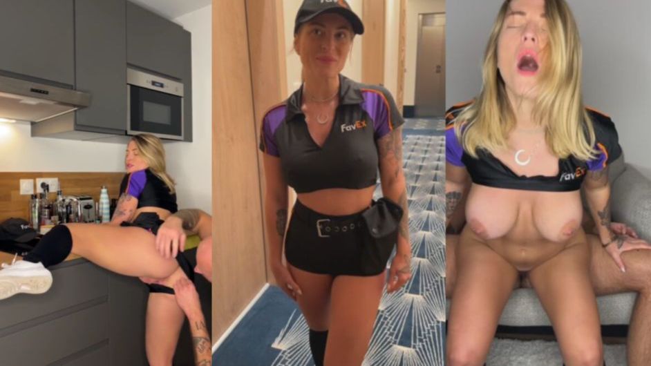 Margot Dulac Delivery Girl Fucked In Kitchen