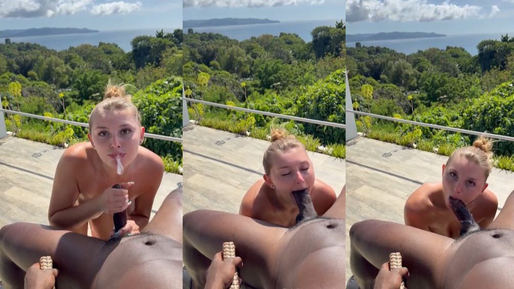 Amyyyy007 Outdoor Sucking Cock Until He Cums