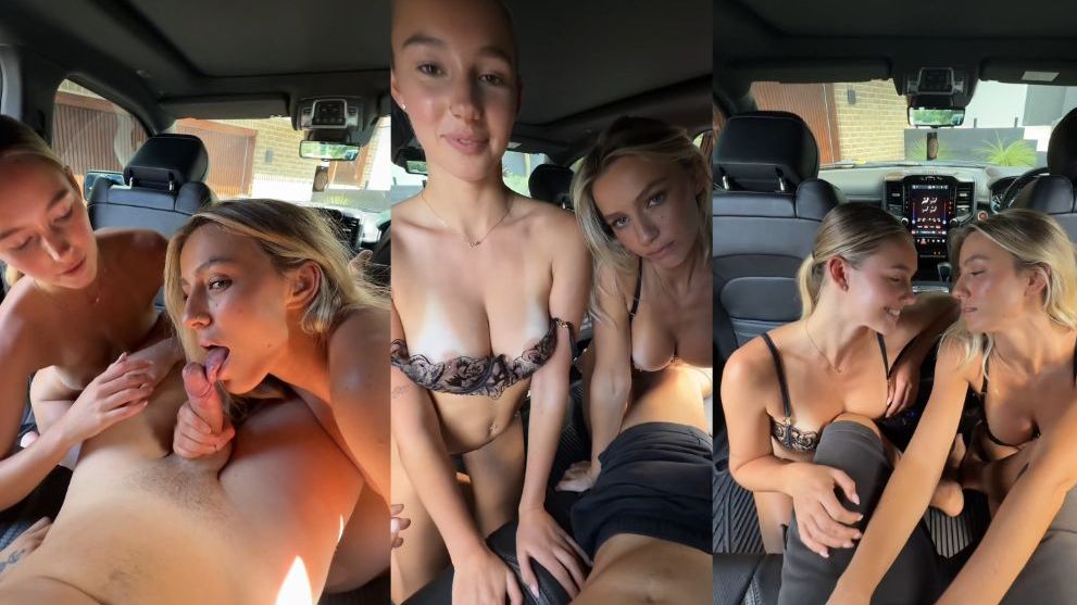 Ella Alexandra And Rebecca McLeod Testing Brand New Truck