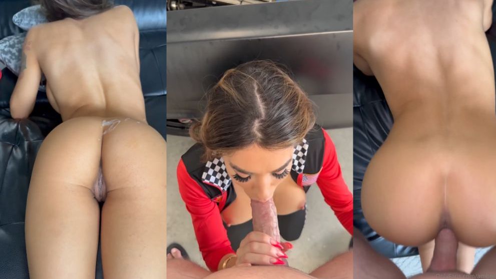 Amber Marie Blows And Rides A Cock