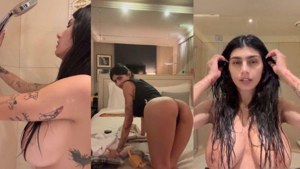 Mia Khalifa Nighttime Nude Routine Sextape
