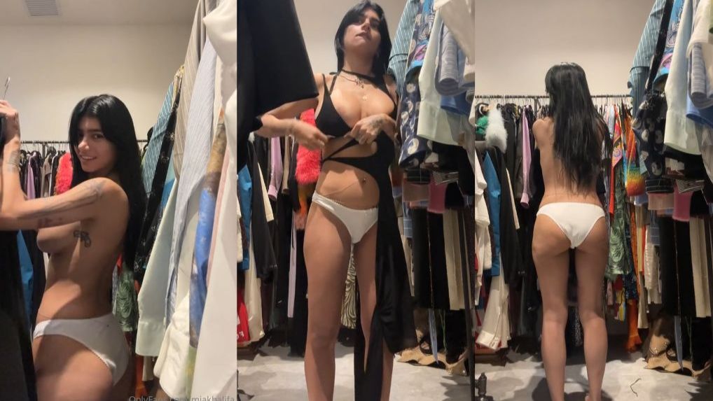 Mia Khalifa Try On Haul Hot Nude Sextape