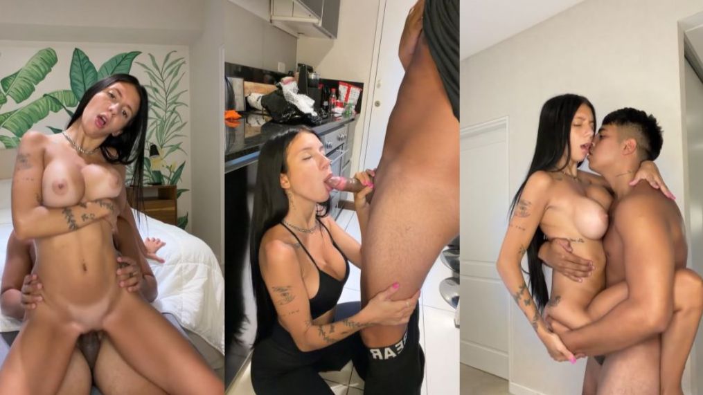 Camile Prosa Gets Her Tight Tiny Pussy Creampied